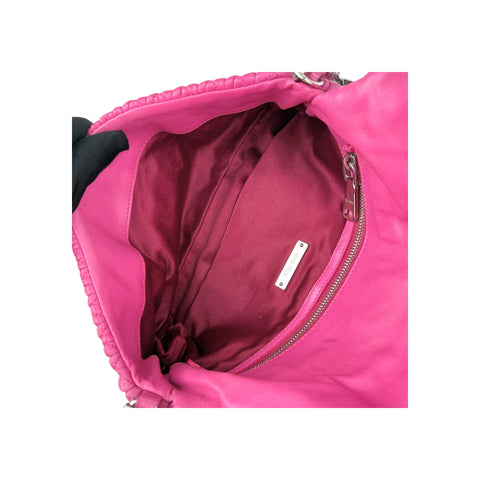 Miu Miu Cloquet Quilted Nappa Leather Cristal Shoulder Bag