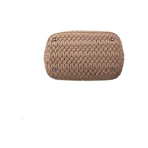 Miu Miu Crystal Convertible Tote Matelasse Leather Medium