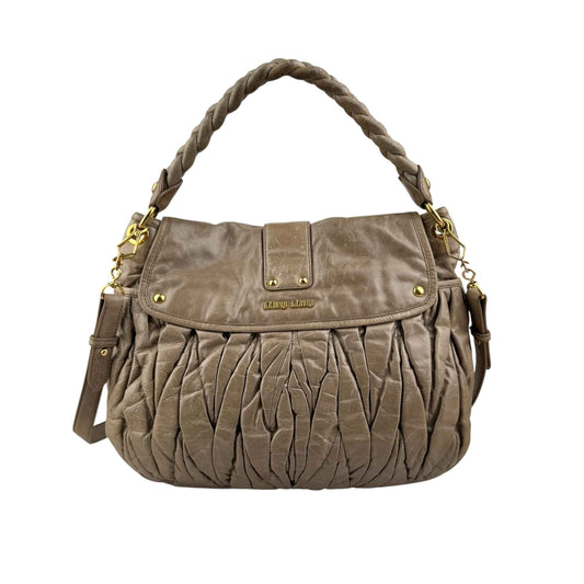 Miu Miu Matelasse Leather handbag
