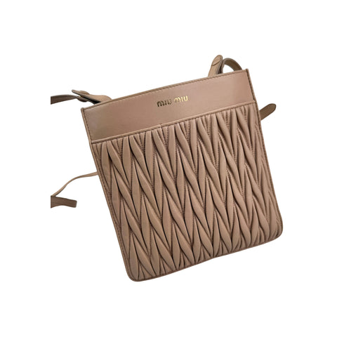 Miu Miu Solid Crossbody Bag