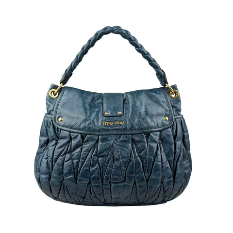 Miu Miu Matelasse Leather handbag