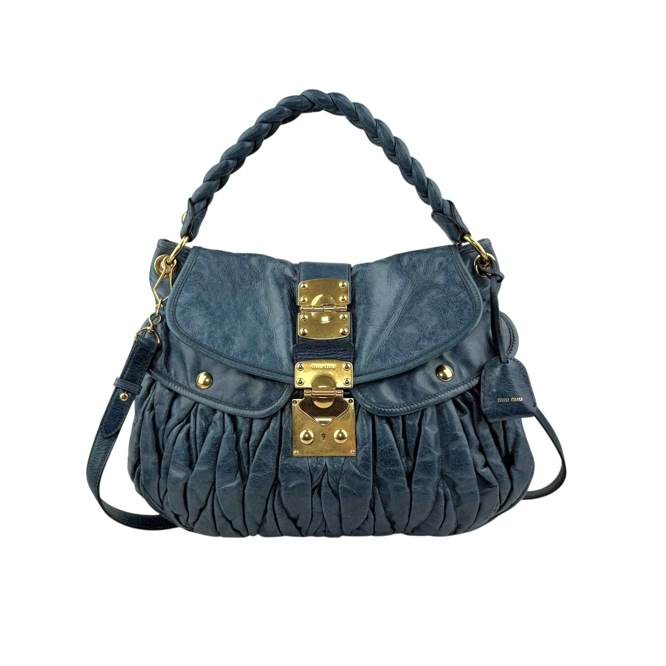 Miu Miu Matelasse Leather handbag
