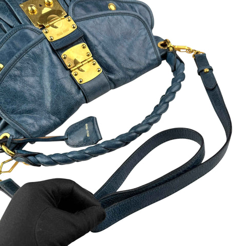 Miu Miu Matelasse Leather handbag
