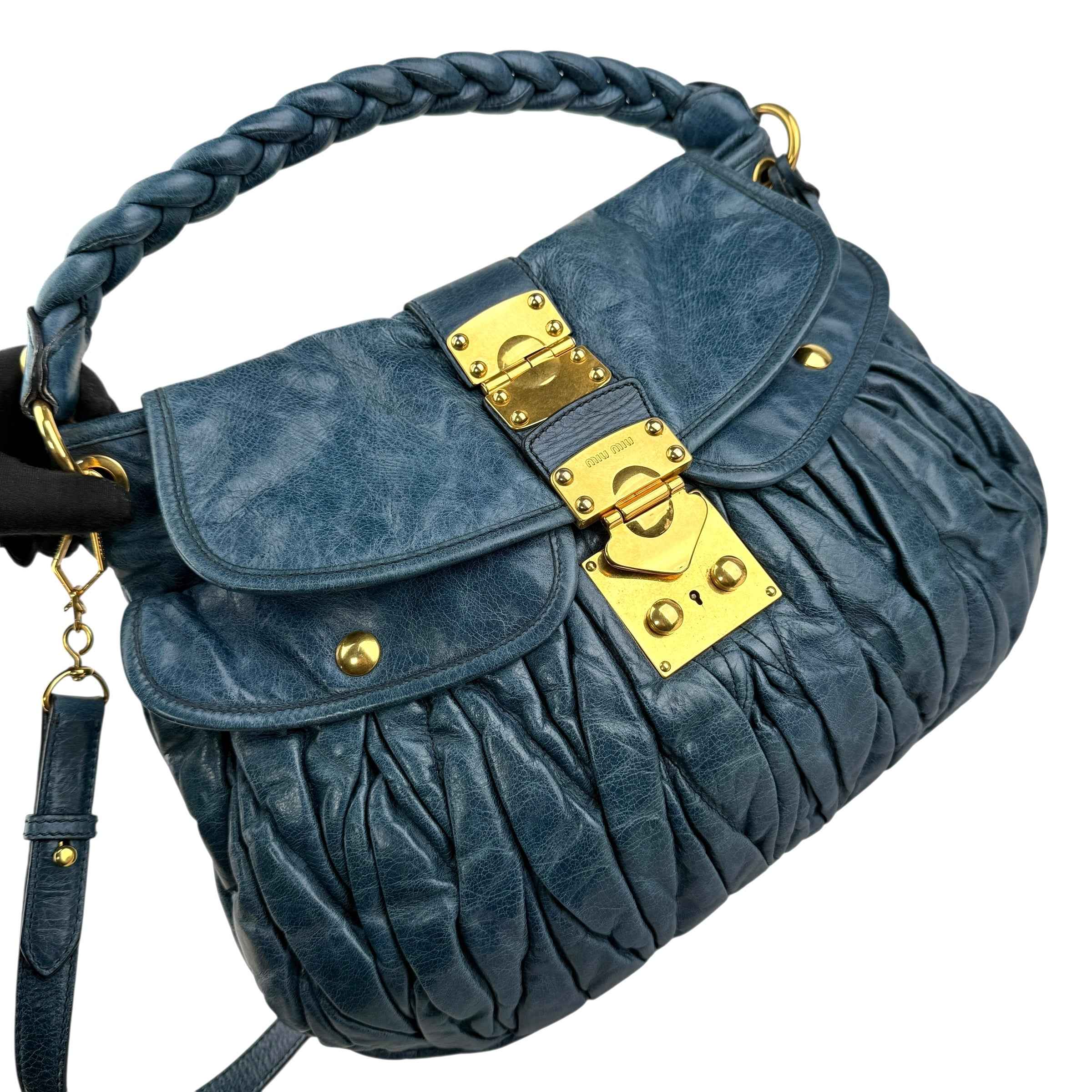 Miu Miu Matelasse Leather handbag