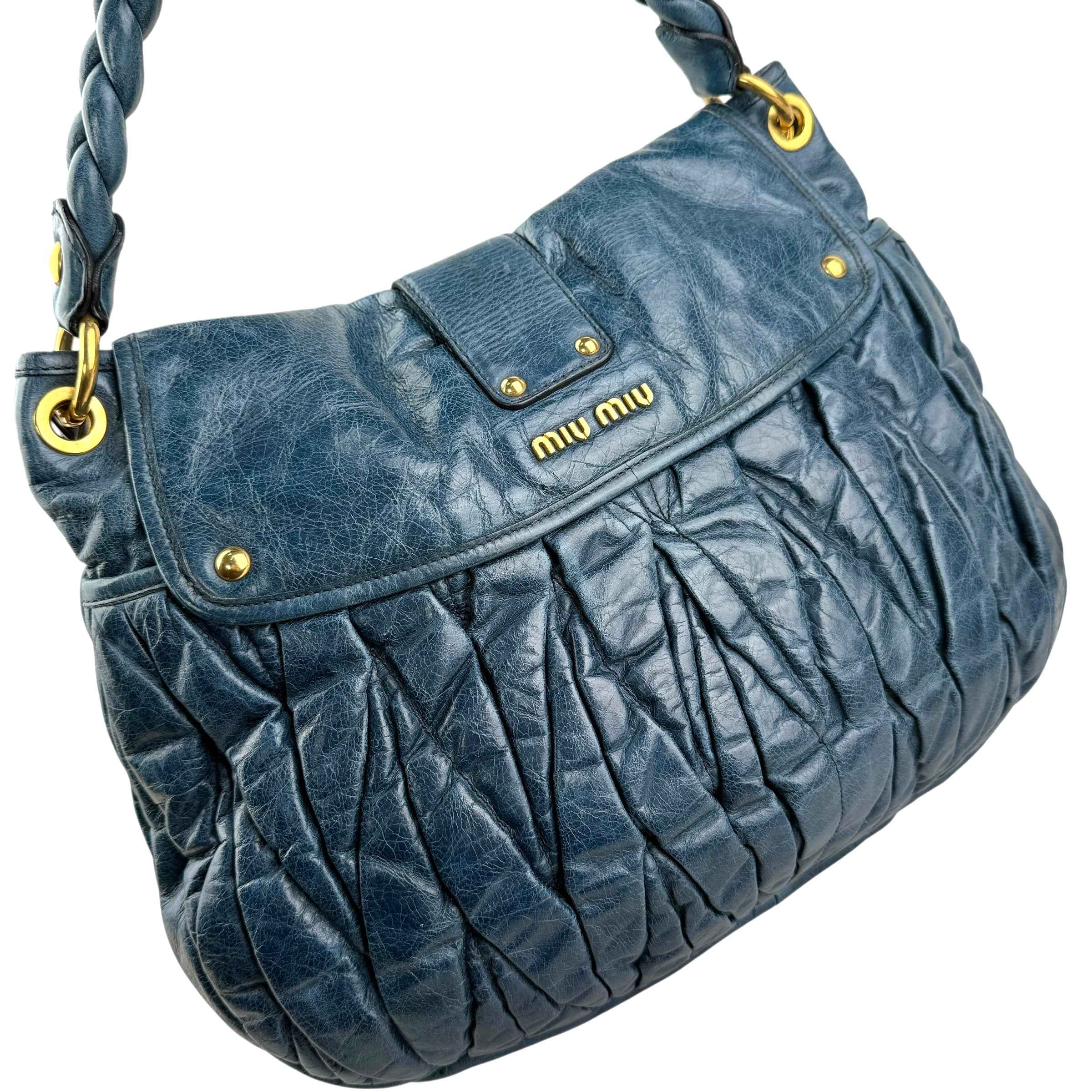 Miu Miu Matelasse Leather handbag
