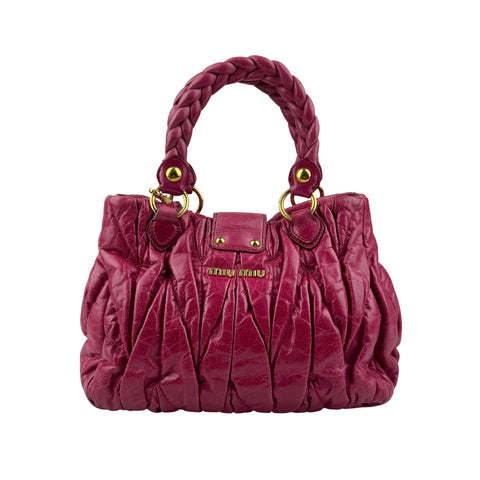 miu miu matelasse two-handle shoulder bag back