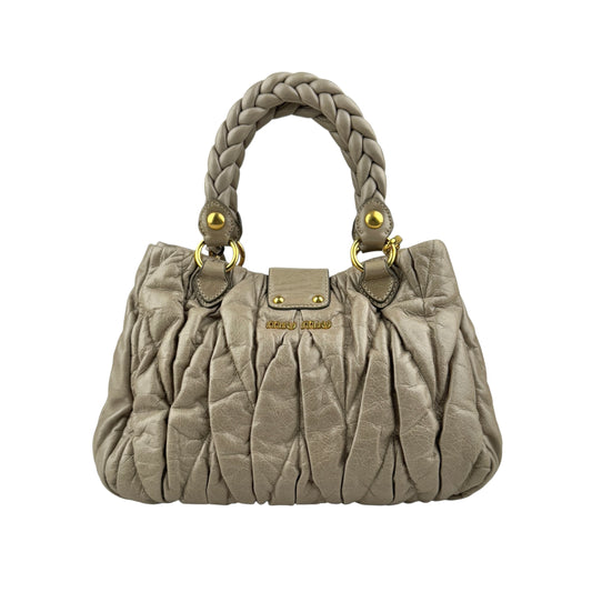 miu miu matelasse two-way handbag back