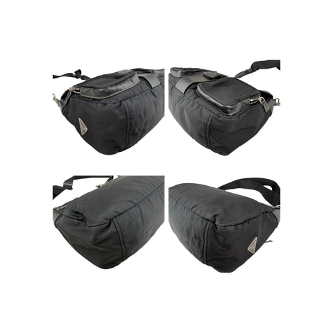 Prada Black Nylon Shoulder Bag