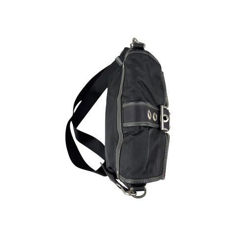 Prada Black Nylon Shoulder Bag