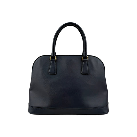 Prada Blue Saffiano Leather Dome Bag
