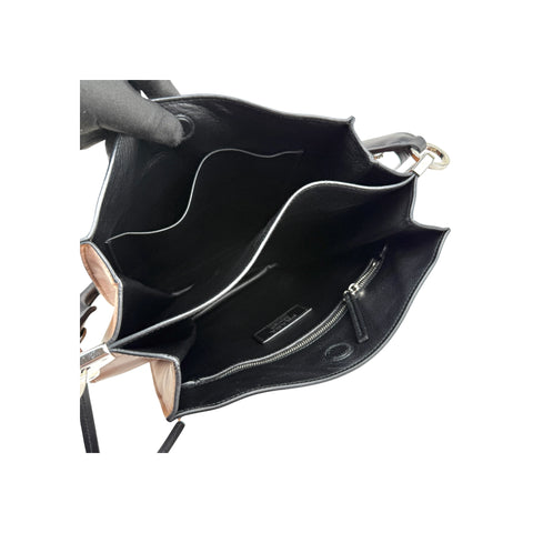 Prada Brown City Calf Leather Margit Shoulder Bag