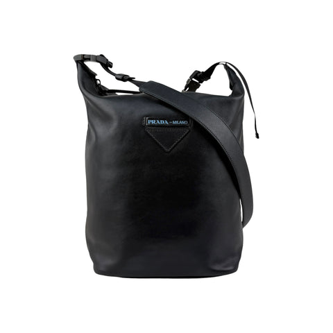 Prada Calf Leather Messenger Bag