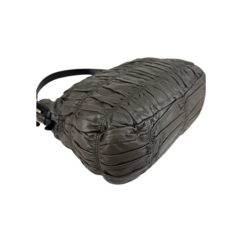 Prada Gaufre Convertible Hobo Nappa Leather Medium