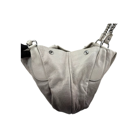 Prada Grey Degrade Cervo Lux Chain Shoulder Bag