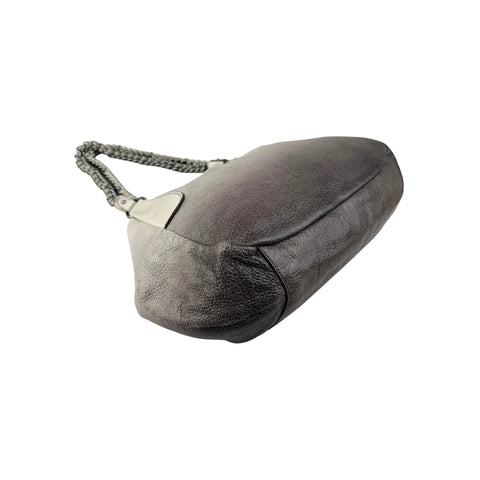 Prada Grey Degrade Cervo Lux Chain Shoulder Bag