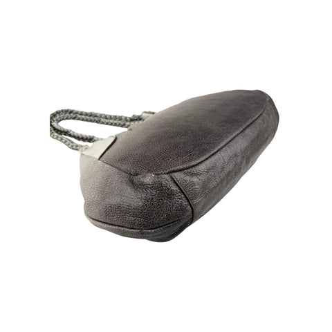 Prada Grey Degrade Cervo Lux Chain Shoulder Bag