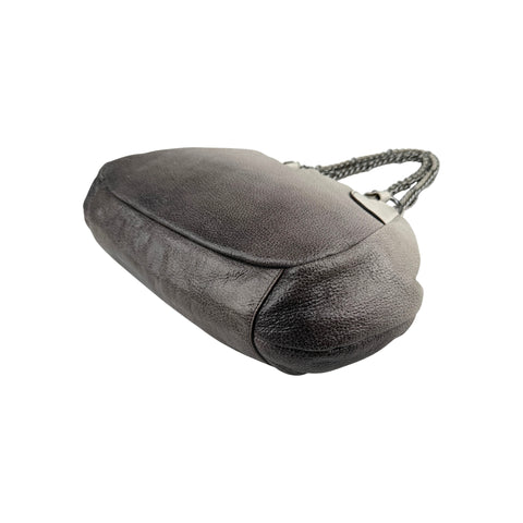 Prada Grey Degrade Cervo Lux Chain Shoulder Bag