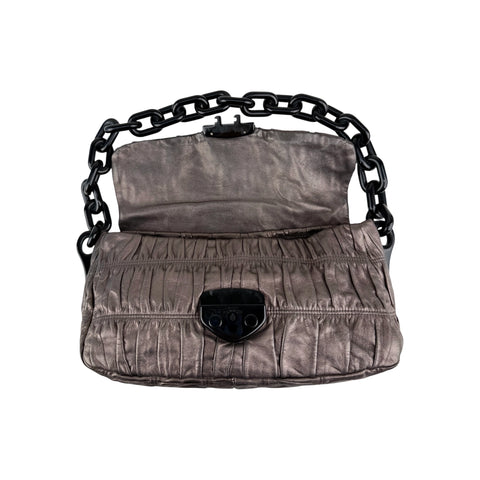 Prada Nappa Gaufre Leather Chain Bag Shoulder Bag
