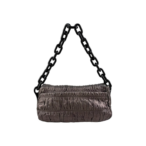 Prada Nappa Gaufre Leather Chain Bag Shoulder Bag