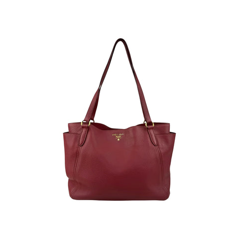 Prada Vitello Daino Shopping Tote