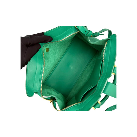 Saint Laurent Y Chyc Cabas Green Tote Bag