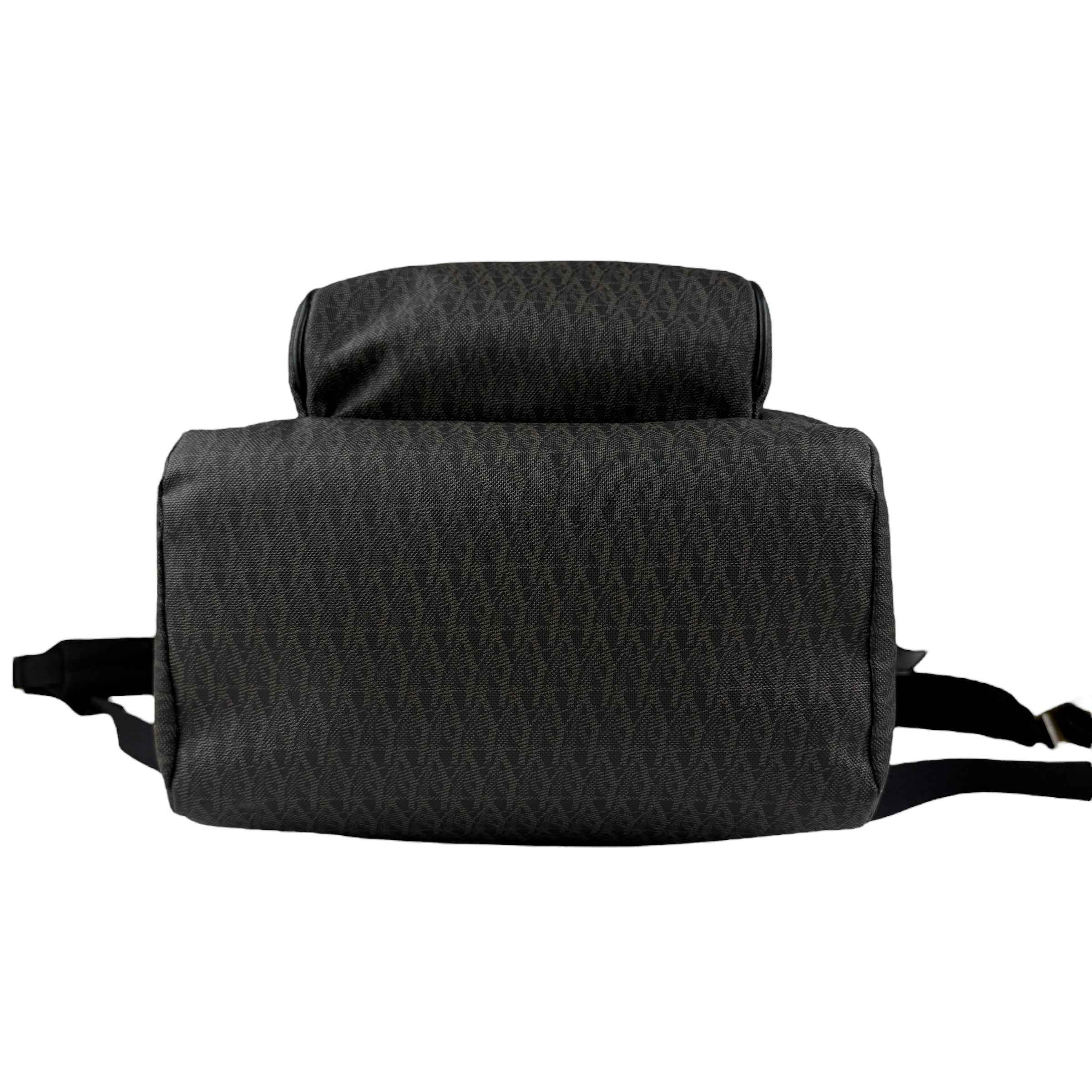 saint laurent monogram coated canvas backpack brown bottom