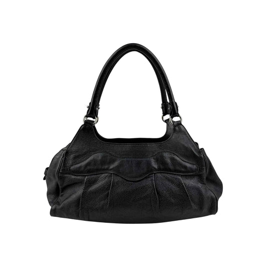 Salvatore Ferragamo Black Leather Marisa Shoulder Bag