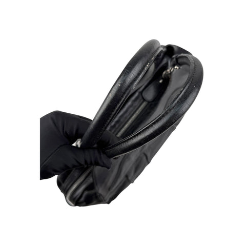 Salvatore Ferragamo Black Leather Marisa Shoulder Bag