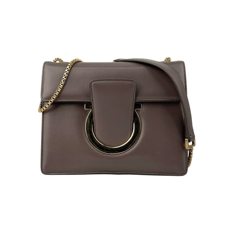 Salvatore Ferragamo Calfskin Thalia Flap Shoulder Bag