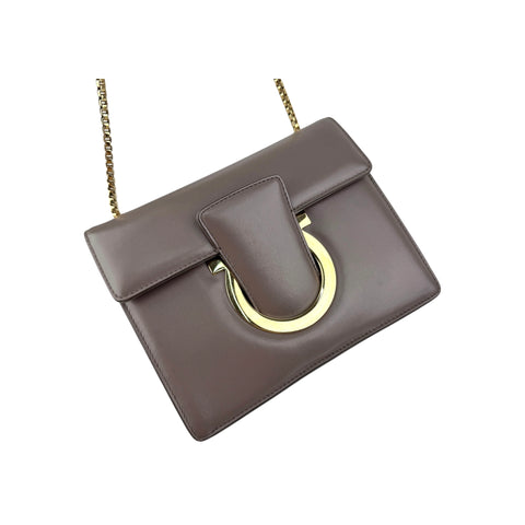 Salvatore Ferragamo Calfskin Thalia Flap Shoulder Bag