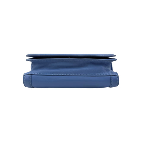 Tory Burch Blue Leather Landon Crossbody Bag