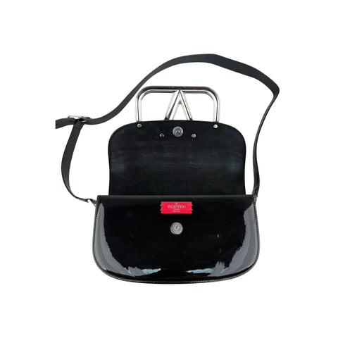 Valentino Patent Supervee Crossbody Bag