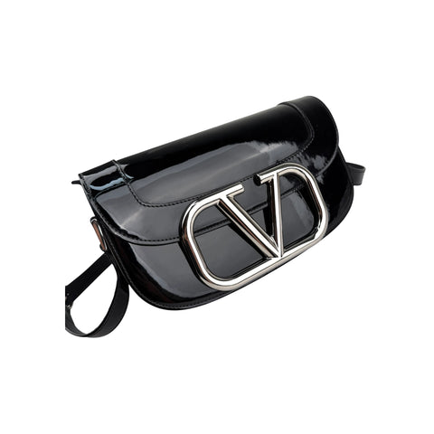 Valentino Patent Supervee Crossbody Bag