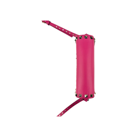 Valentino Pink Leather Rockstud Crossbody Bag