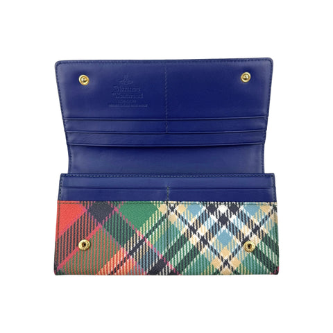 Vivienne Westwood Long Wallet PVC Multicolor Gold