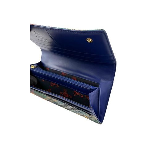 Vivienne Westwood Long Wallet PVC Multicolor Gold