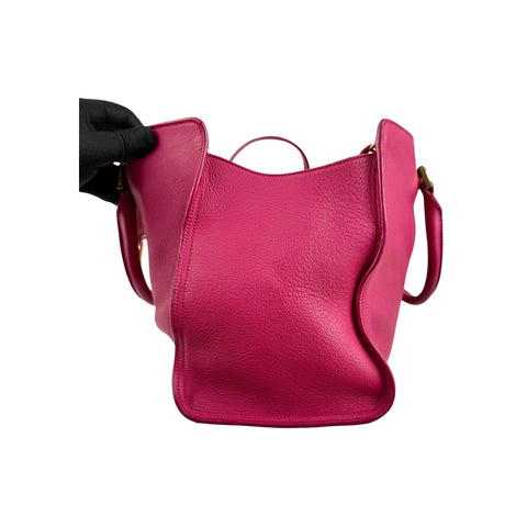 Yves Saint Laurent Pink Leather Small Cabas ChYc Bag