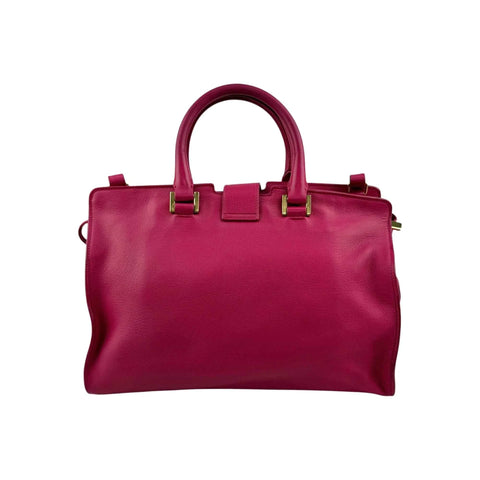 Yves Saint Laurent Pink Leather Small Cabas ChYc Bag